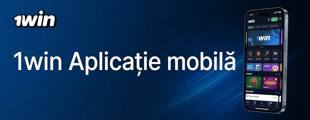 Aplicația mobilă 1win app instalată pe telefon Android și iPhone